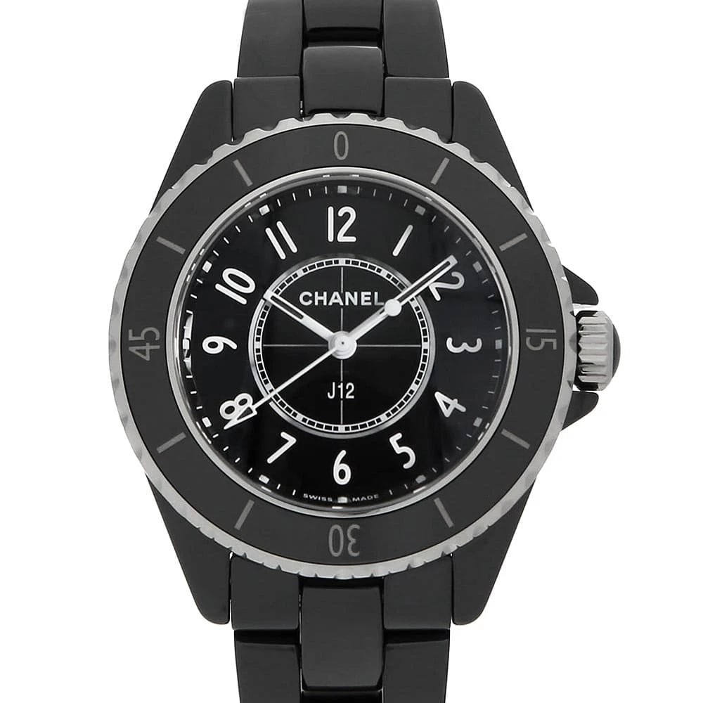 CHANEL J12 BLACK CERAMIC WATCH (1 of 6)