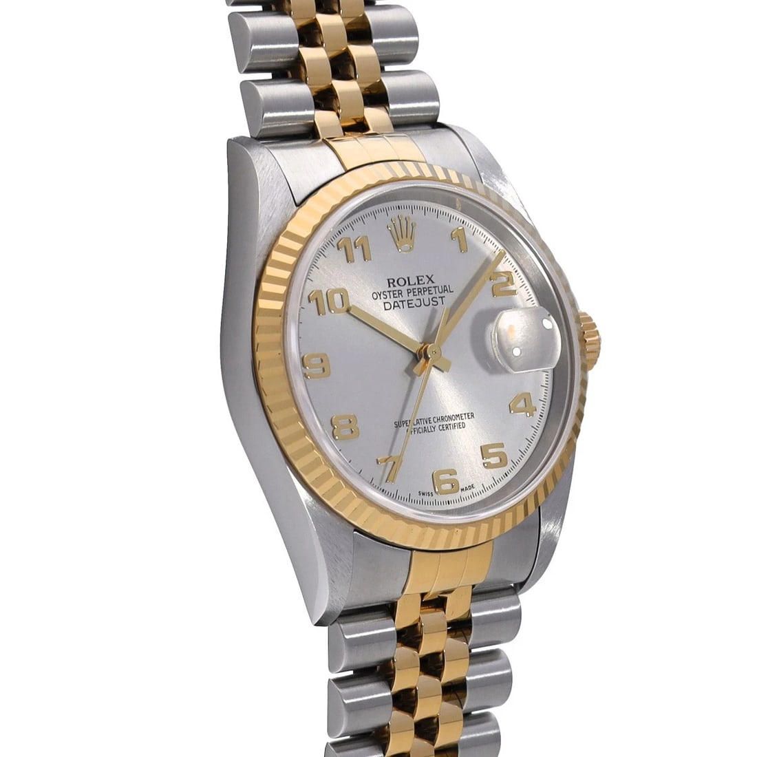 ROLEX DATEJUST GRAY WATCH - 3