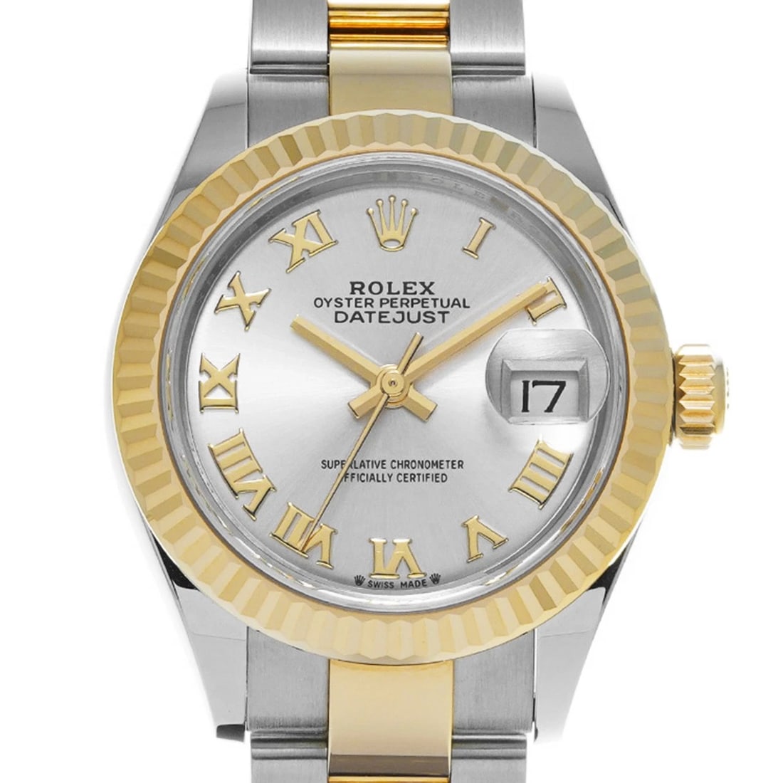 ROLEX DATEJUST SILVER WATCH - 4