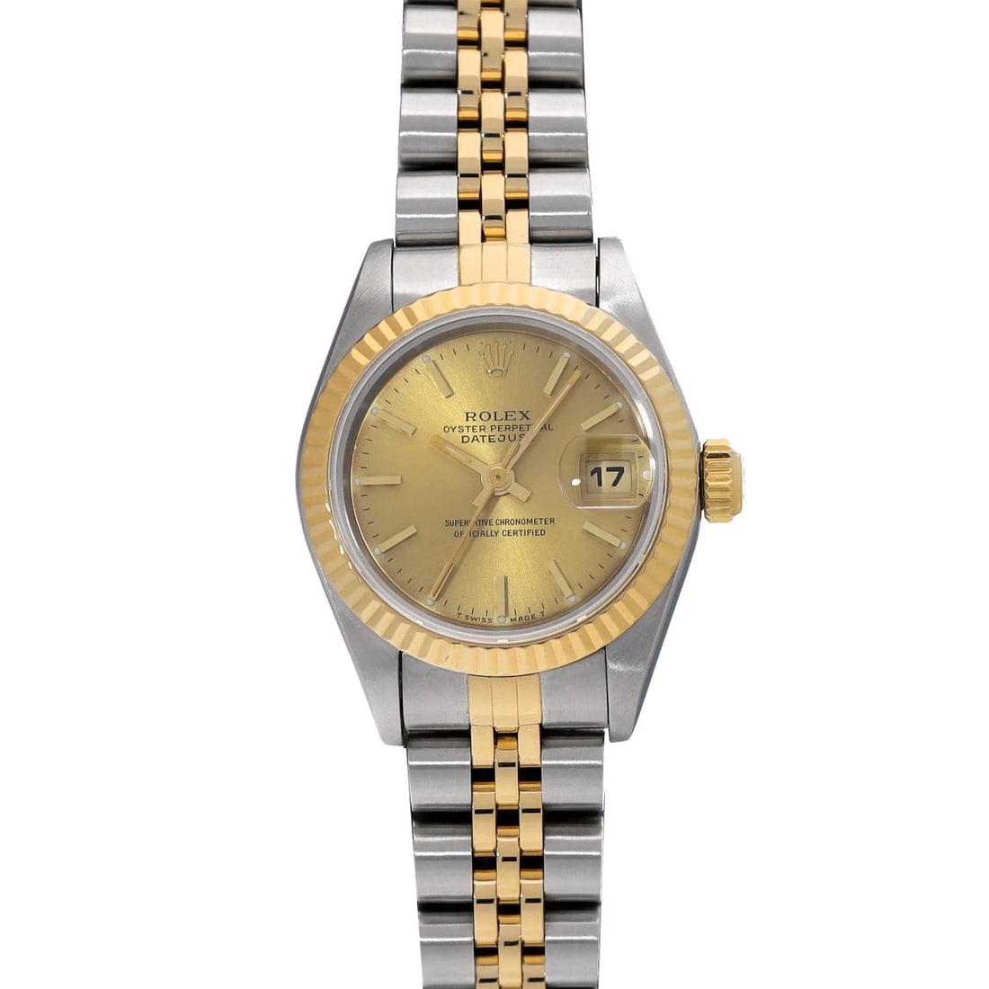 ROLEX DATEJUST CHAMPAGNE WATCH (1 of 4)