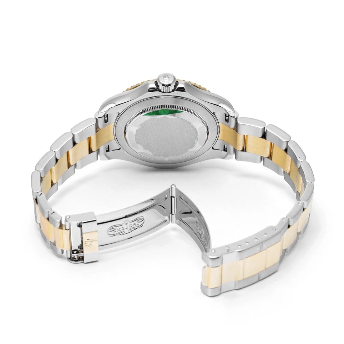 ROLEX YACHT MASTER WHITE SHELL RUBY WATCH - 4