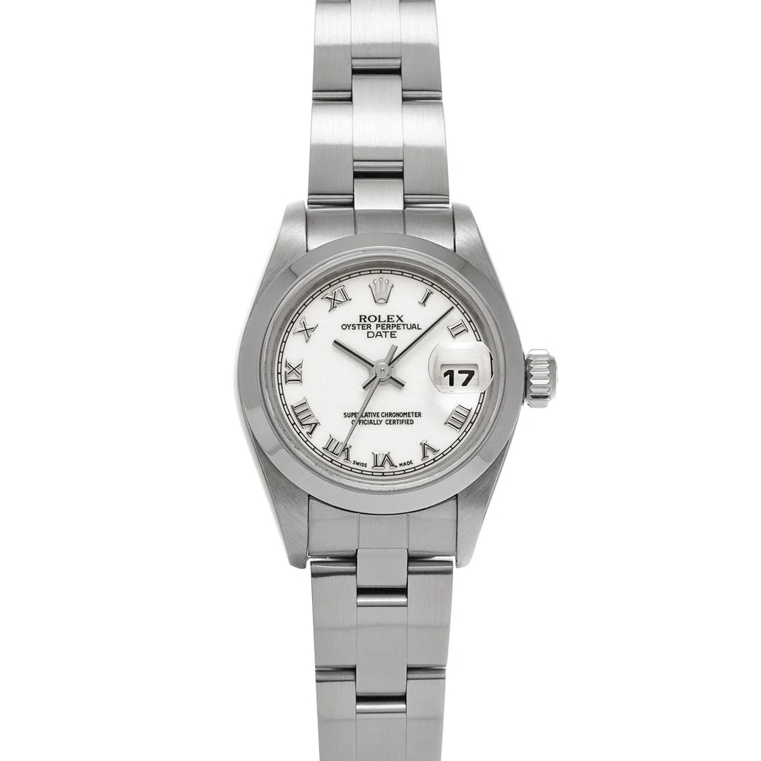 ROLEX OYSTER PERPETUAL WHITE WATCH: ROLEX Oyster Perpetual white WATCH Brand: ROLEX Type: Wristwatch Material: Band Material Stainless steel, Case Material Stainless steel Color: Dial Color white Size: Case H/about 26mm W/about