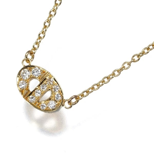 CHRISTIAN DIOR NECKLACE DIAMOND CDLOGO 18K 750 YELLOW GOLD: Christian Dior Necklace Diamond CDLogo 18K 750 Yellow Gold Brand: Christian Dior Type: Necklace Material: 18K / 750 / Yellow Gold Main Stone/Creation Natural Color: None Size: Necklace length: