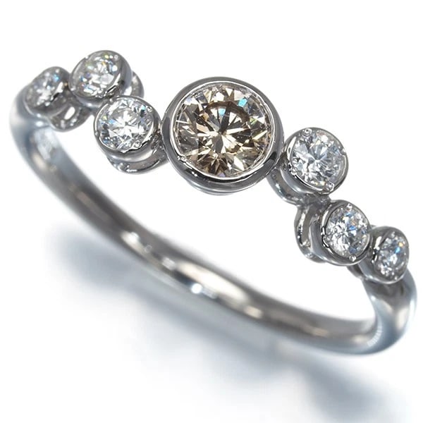 KASHIKEY RING DIAMOND BEZEL 900 PLATINUM: KASHIKEY Ring Diamond Bezel 900 Platinum Brand: KASHIKEY Type: Ring Material: 900 / Platinum Main Stone/Creation Natural Color: None Size: US 7.25-7.5 Accessories: None Accessories Notice: