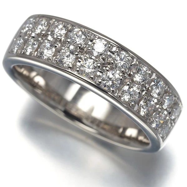 TASAKI RING DIAMOND PAVED 900 PLATINUM (1 of 2)