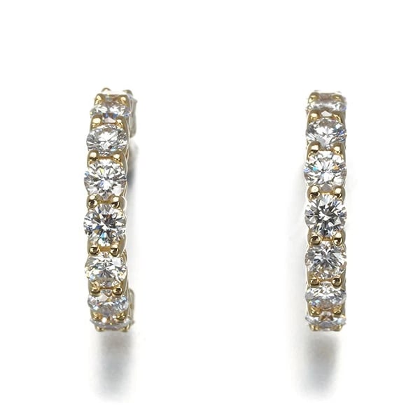 TIFFANY&CO. EARRINGS DIAMOND FOREVER BAND 18K 750 YELLOW GOLD: Tiffany&Co. Earrings Diamond Forever Band 18K 750 Yellow Gold Brand: Tiffany & Co. Type: Earrings Material: 18K / 750 / Yellow Gold Main Stone/Creation Natural Color: None Size: Design size: