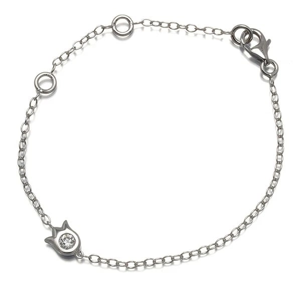 CARTIER BRACELET DIAMOND LILY OF THE VALLEY 18K 750 WHITE GOLD (1 of 2)