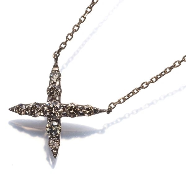 KASHIKEY NECKLACE BROWN DIAMOND NAKED: KASHIKEY Necklace Brown Diamond Naked Brand: KASHIKEY Type: Necklace Material: 18K / 750 / Brown Gold5 Main Stone/Creation Natural Color: None Size: Necklace length: 41 - 46cm Pendant size: 12.5 x