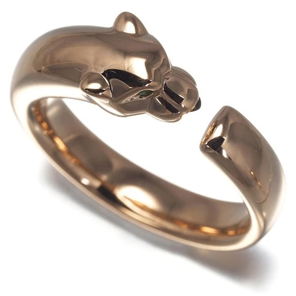 CARTIER RING TSAVORITE GARNET ONYX PANTHERE DE CARTIER SM (1 of 3)