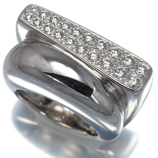 FRED RING DIAMOND SUCCESS MEDIUM 18K 750 WHITE GOLD: FRED Ring Diamond Success Medium 18K 750 White Gold Brand: FRED Type: Ring Material: 18K / 750 / White Gold Main Stone/Creation Natural Color: None Size: US 4.25 - 4.5 Accessories: None Ac