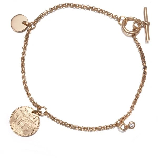 HERMES BRACELET DIAMOND EX-LIBRIS PM LG ENGRAVED: HERMES Bracelet Diamond Ex-Libris PM LG Engraved Brand: HERMES Type: Bracelet Material: 18K / 750 / Rose Gold Main Stone/Creation Natural Color: None Size: Inner circumference: 17.5cm Design Size: