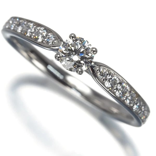 TIFFANY&CO. RING DIAMOND HARMONY SOLITAIRE 950 PLATINUM (1 of 2)