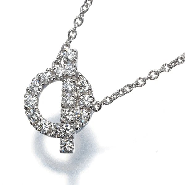 HERMES NECKLACE DIAMOND FINESSE 18K 750 WHITE GOLD: HERMES Necklace Diamond Finesse 18K 750 White Gold Brand: HERMES Type: Necklace Material: 18K / 750 / White Gold Main Stone/Creation Natural Color: None Size: Necklace length: 39 / 41cm Pendant si