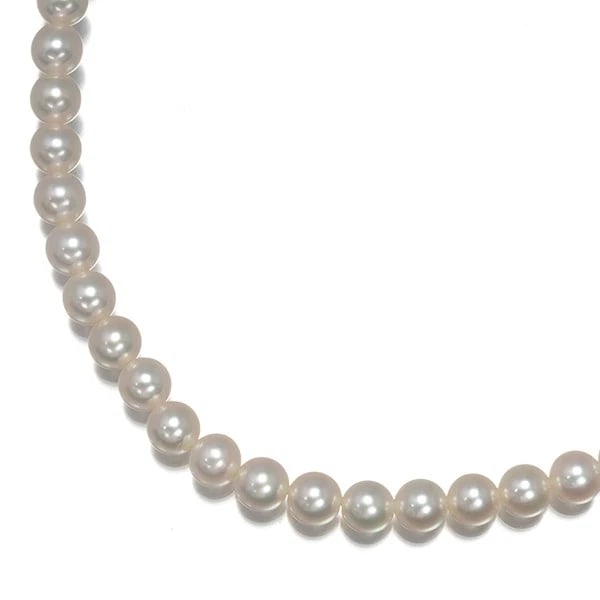 MIKIMOTO NECKLACE AKOYA PEARL SILVER: Mikimoto Necklace Akoya Pearl Silver Brand: MIKIMOTO Type: Necklace Material: Silver Color: None Size: Necklace length: 38cm Accessories: None Accessories Notice: When purchasing pre-owned