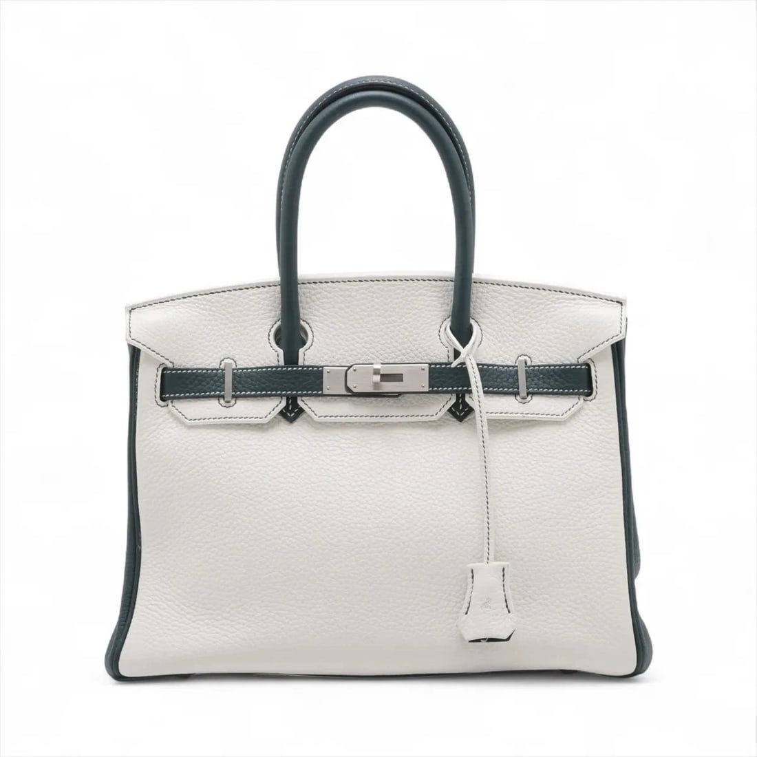 HERMES BIRKIN 30 LE TOURNAY TAURILLON CLEMENCE WHITE (1 of 6)