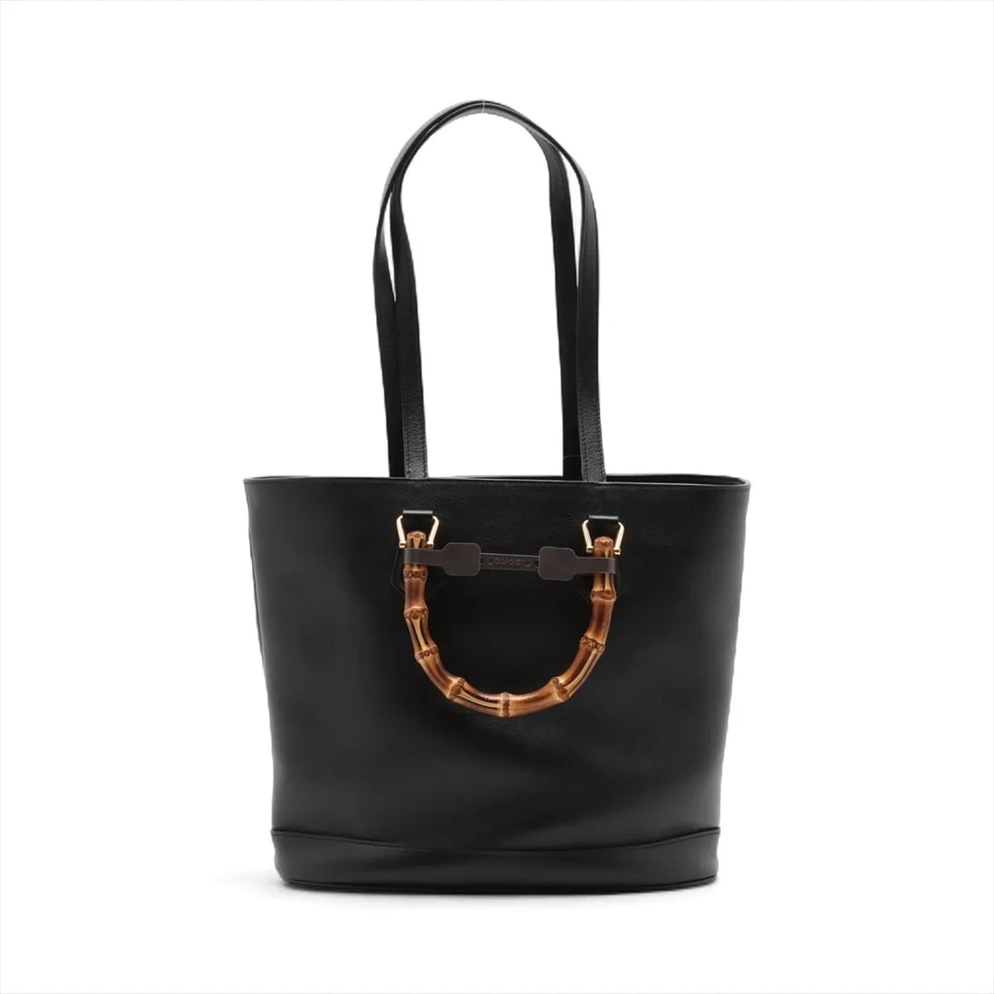 GUCCI BAMBOO DIANA LEATHER HAND BAG BLACK: Gucci Bamboo Diana Leather Hand bag Black Brand: Gucci Type: Hand bag Material: Leather Color: Black Size: Height:10.8inch Length:11.6inch Depth:5.5inch Handle height:3.3inch Shoulder height:10.4i
