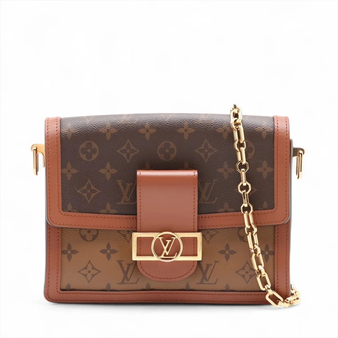 LOUIS VUITTON MONOGRAM REVERSE: Louis Vuitton Monogram Reverse Brand: Louis Vuitton Type: Shoulder bag Material: None Color: Brown Size: Height:7.5inch Length:9.6inch Depth:3.5inch Shoulder height:11.0inch Accessories: None