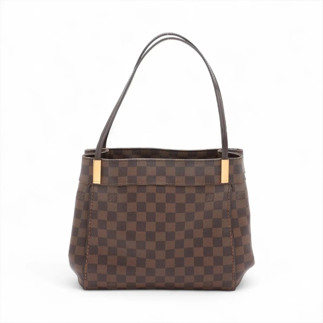 LOUIS VUITTON DAMIER MARYLEBONE PM BROWN: Louis Vuitton Damier Marylebone PM Brown Brand: Louis Vuitton Type: Tote bag Material: None Color: Brown Size: Height:9.8inch Length:10.4inch Depth:5.9inch Handle height:8.1inch Accessories: