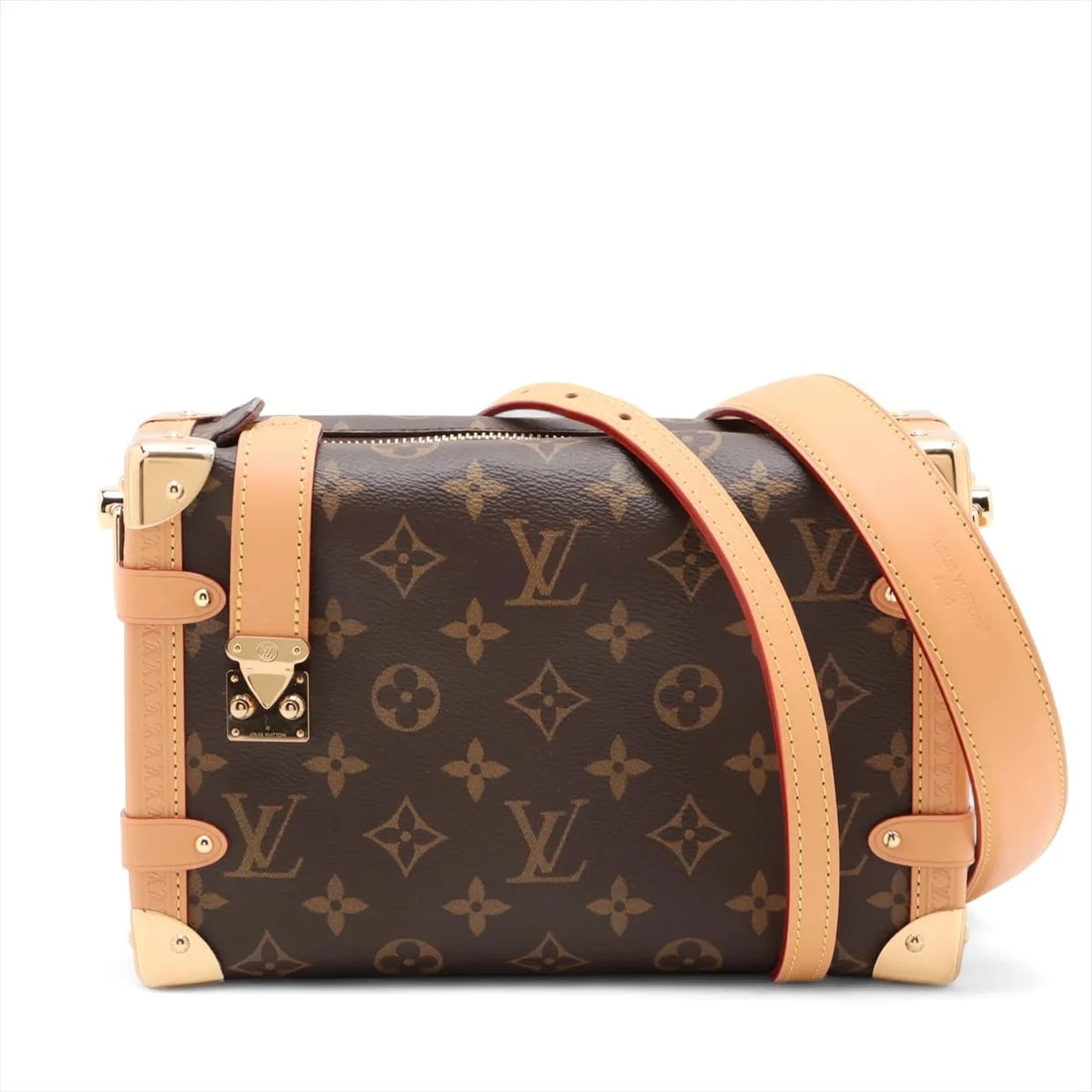 LOUIS VUITTON MONOGRAM SIDE TRUNK MM BROWN: Louis Vuitton Monogram side trunk mm Brown Brand: Louis Vuitton Type: Shoulder bag Material: None Color: Brown Size: Height:6.3inch Length:9.1inch Depth:3.1inch Shoulder height:24.2inch 