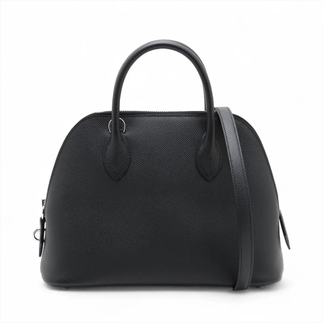HERMES BOLIDE 25 VEAU EPSOM BLACK SILVER (1 of 7)