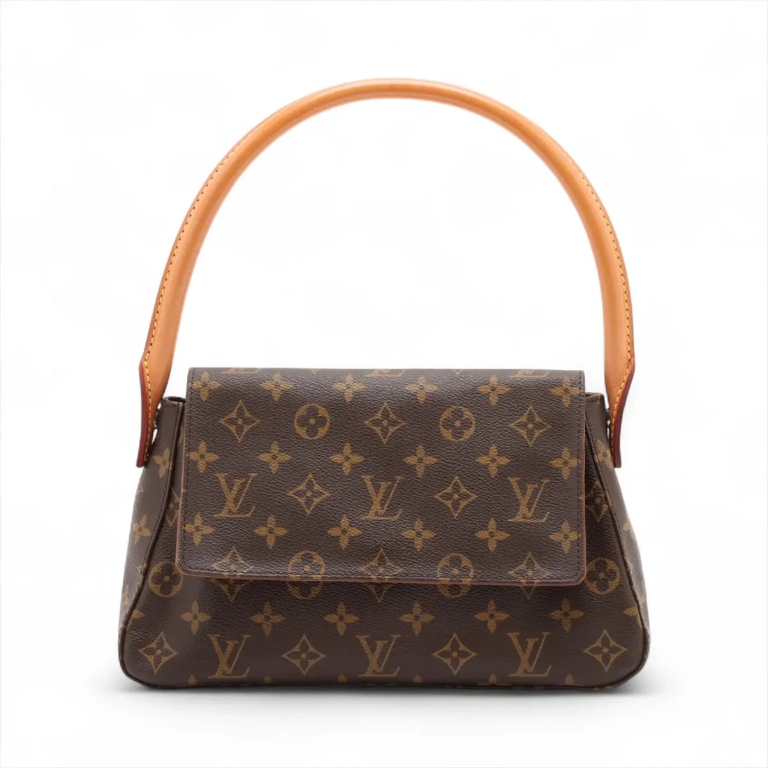 LOUIS VUITTON MONOGRAM MINI LOOPING BROWN (1 of 6)