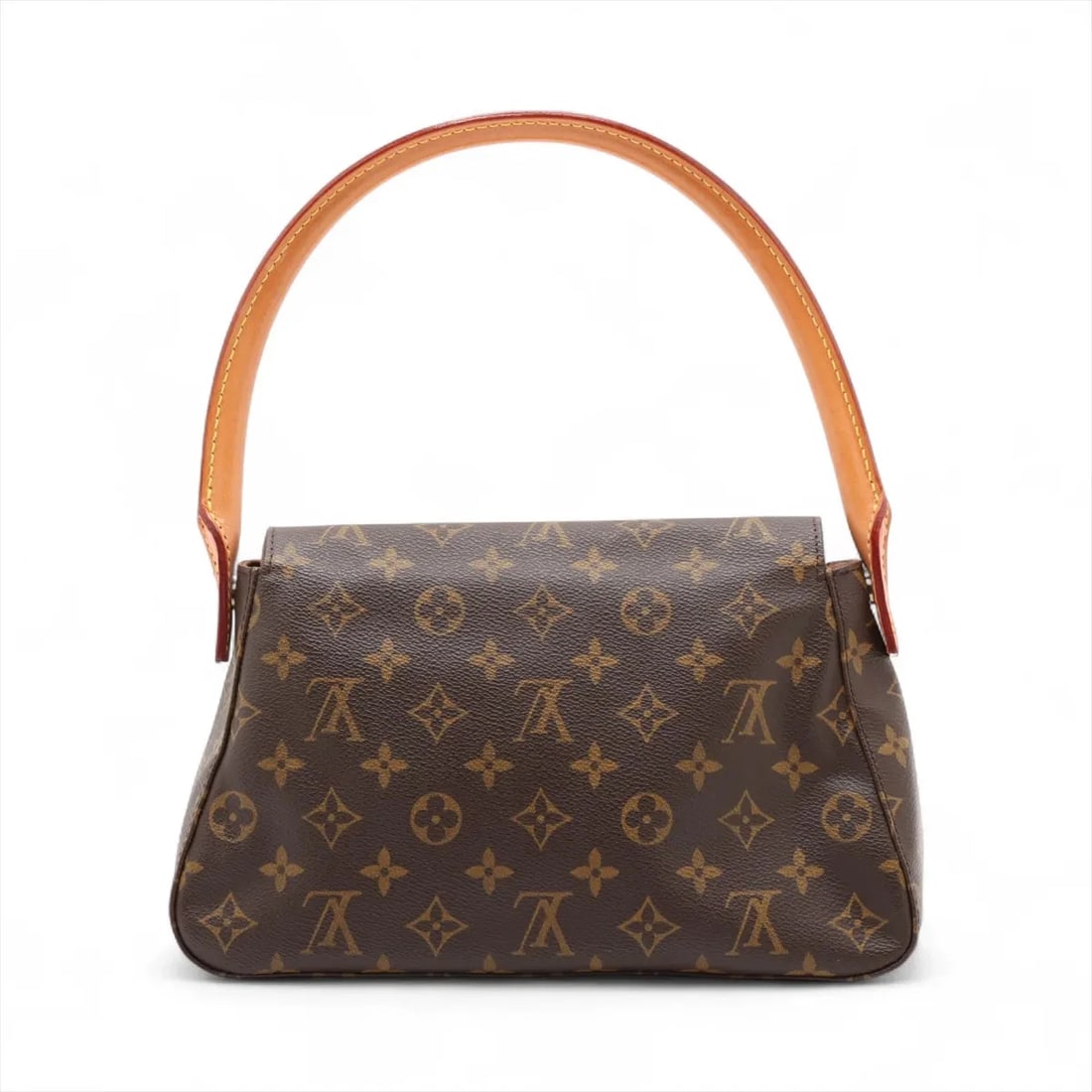 LOUIS VUITTON MONOGRAM MINI LOOPING BROWN - 2