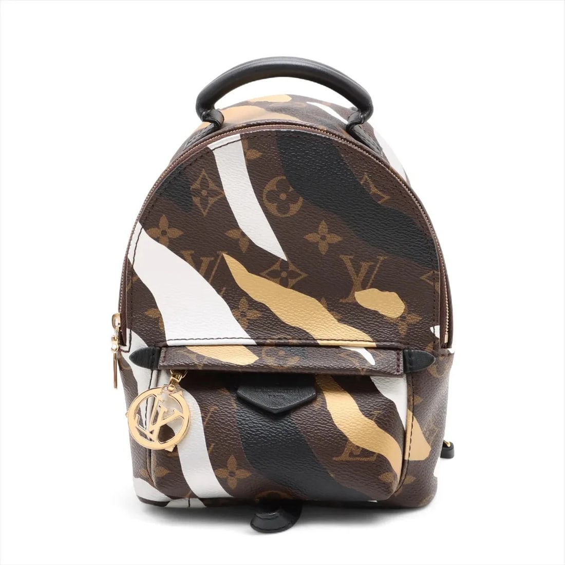 LOUIS VUITTON MONOGRAM PALM SPRINGS BACKPACK: Louis Vuitton Monogram Palm Springs Backpack Brand: Louis Vuitton Type: Backpack Material: None Color: Brown Size: Height:8.7inch Length:6.3inch Depth:3.5inch Handle height:1.2inch Shoulder height