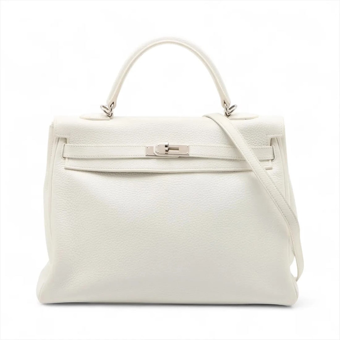 HERMES KELLY 35 LE TOURNAY TAURILLON CLEMENCE WHITE SILVER (1 of 7)