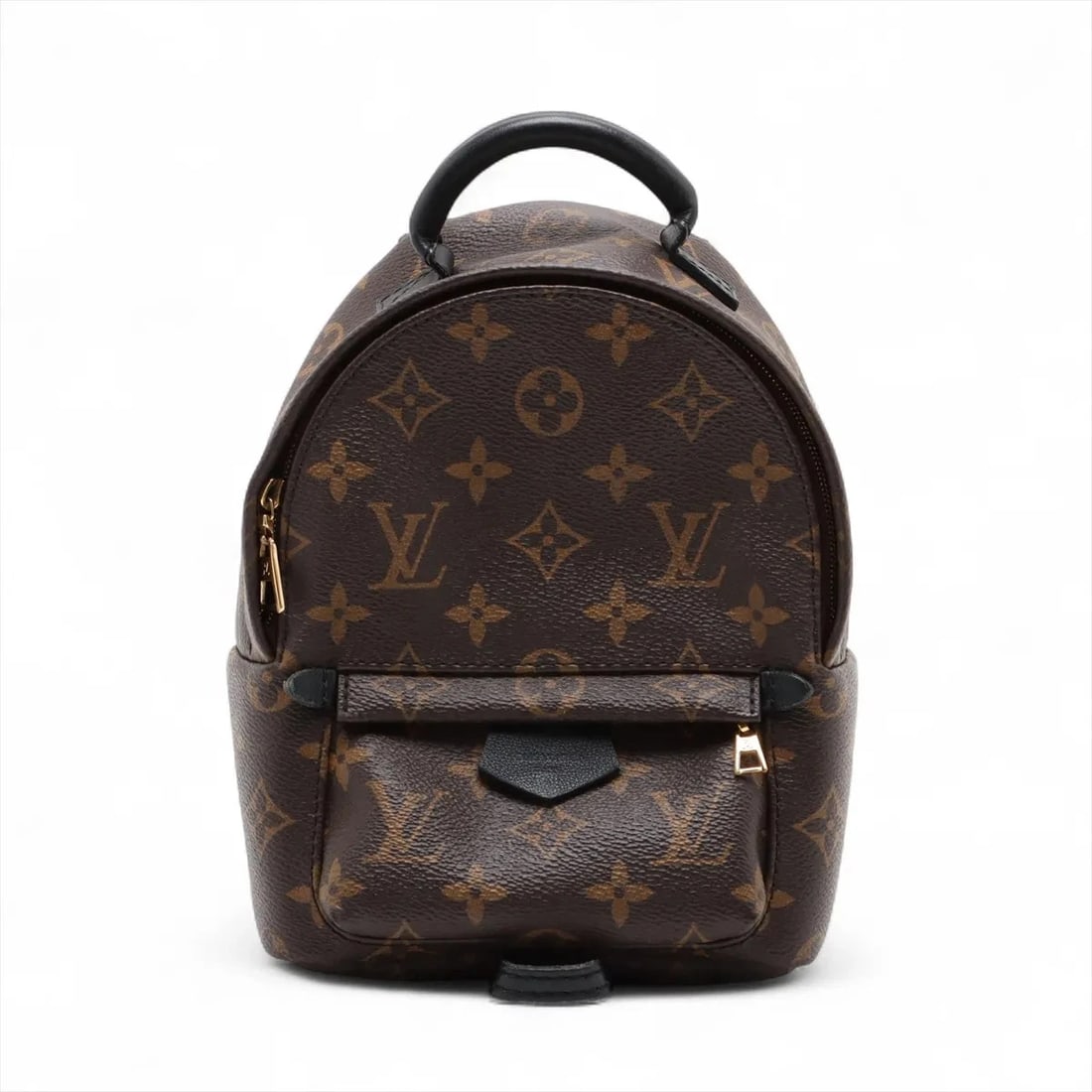 LOUIS VUITTON MONOGRAM PALM SPRINGS BACKPACK: Louis Vuitton Monogram Palm Springs Backpack Brand: Louis Vuitton Type: Backpack Material: None Color: Brown Size: Height:8.5inch Length:6.1inch Depth:3.3inch Handle height:1.2inch Shoulder