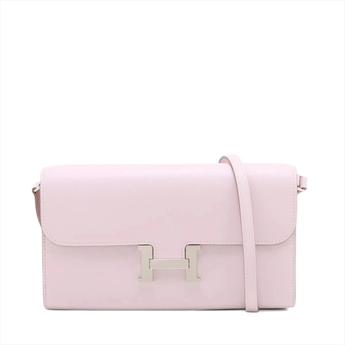 HERMES CONSTANCE LONG TOGO EVERCOLOR MAUVE PALE: Hermes Constance Long Togo Evercolor Mauve Pale Brand: Hermes Type: Shoulder bag Material: Evercolor Color: Mauve Pale Size: Height:4.5inch Length:8.1inch Depth:1.2inch Shoulder