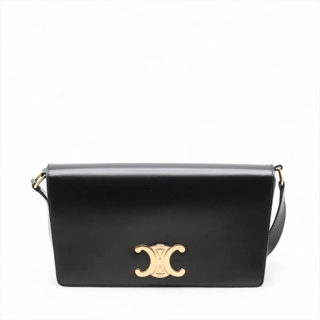 CELINE TRIOMPHE LEATHER SHOULDER BAG (1 of 7)
