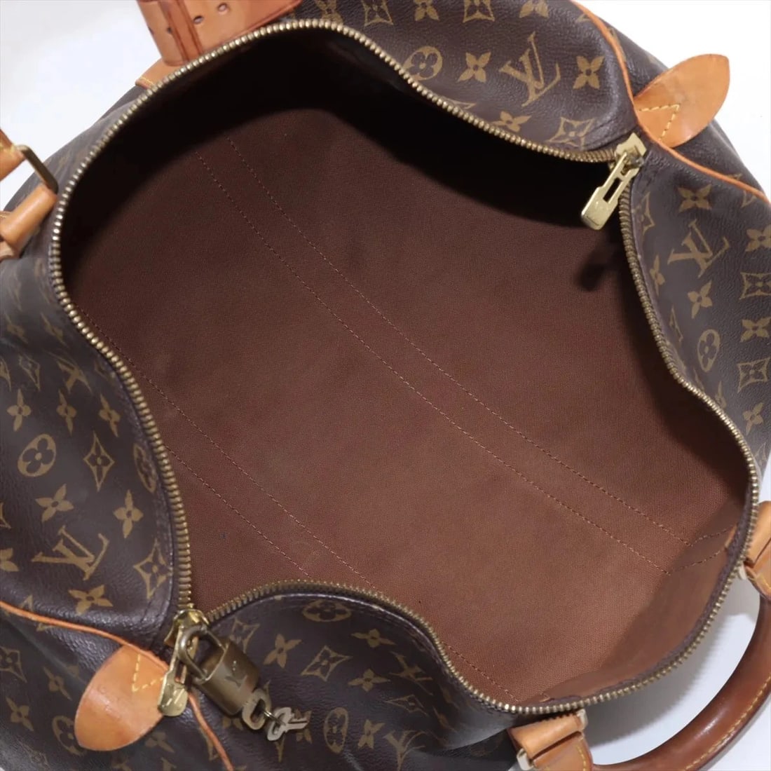 LOUIS VUITTON MONOGRAM KEEPALL 45 BROWN - 7