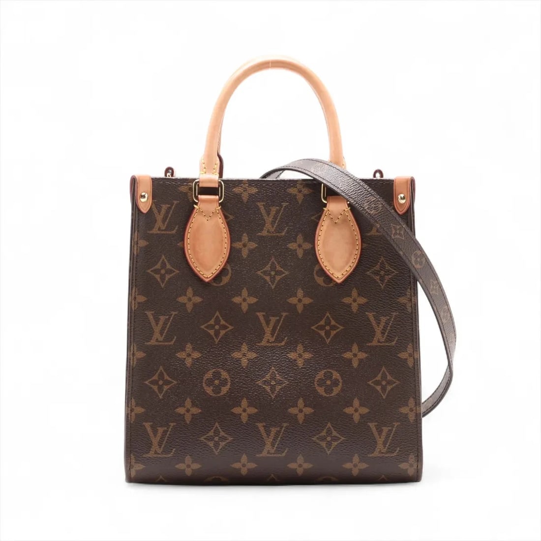 LOUIS VUITTON MONOGRAM SAKPURA BB BROWN: Louis Vuitton Monogram Sakpura BB Brown Brand: Louis Vuitton Type: Hand bag Material: None Color: Brown Size: Height:8.7inch Length:8.3inch Depth:3.5inch Handle height:3.5inch Shoulder height:22.6