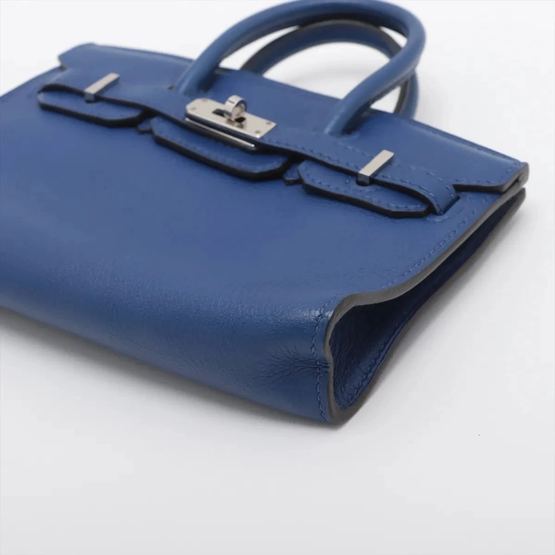 HERMES TINY BIRKIN SWIFT BLUE SILVER - 3