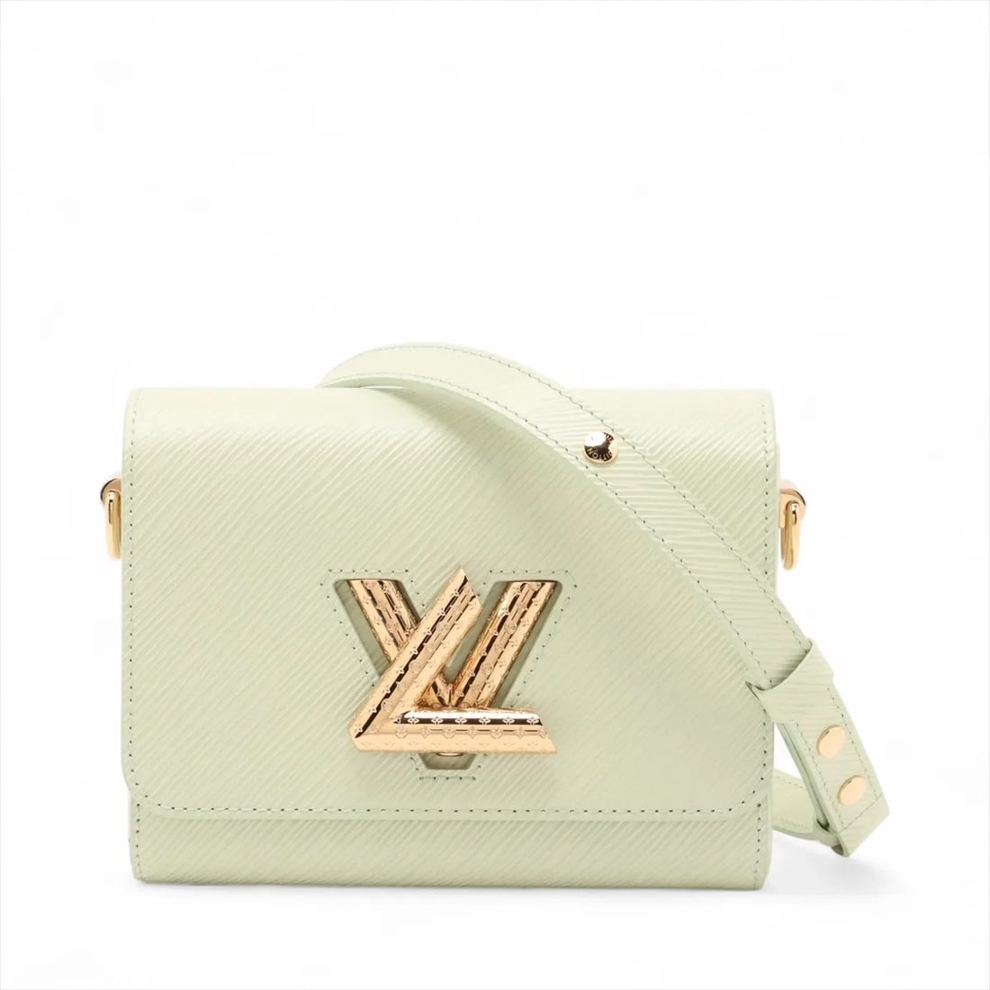 LOUIS VUITTON EPI TWIST PM GREEN: Louis Vuitton Epi Twist PM Green Brand: Louis Vuitton Type: Shoulder bag Material: None Color: Green Size: Height:5.7inch Length:7.3inch Depth:3.3inch Shoulder height:17.7inch Accessories: None