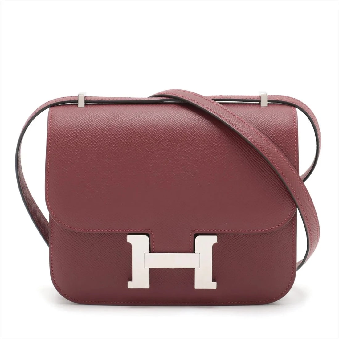HERMES CONSTANCE 3 MINI 18 MIROIR VEAU EPSOM ROUGE (1 of 4)