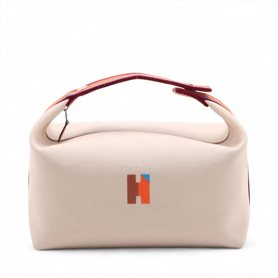 HERMES BRID A BLACK GM CANVAS BEIGE SILVER: Hermes Brid A Black GM canvas Beige Silver Brand: Hermes Type: Hand bag Material: canvas Color: Beige Size: Height:6.7inch Length:9.6inch Depth:5.9inch Handle height:3.1inch Accessories: None