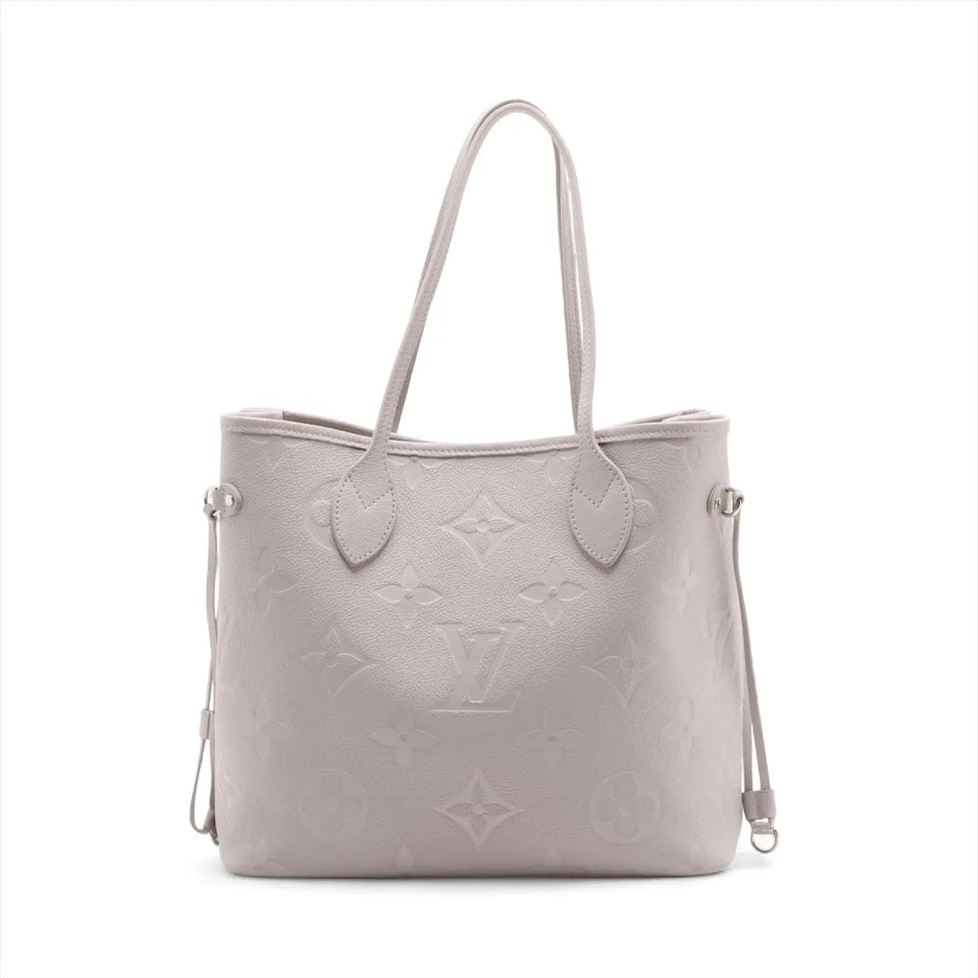 LOUIS VUITTON MONOGRAM EMPREINTE NEVERFULL MM GRAY: Louis Vuitton Monogram Empreinte Neverfull MM Gray Brand: Louis Vuitton Type: Tote bag Material: None Color: Gray Size: Height:11.2inch Length:12.8inch Depth:6.3inch Handle height:8.5inch 