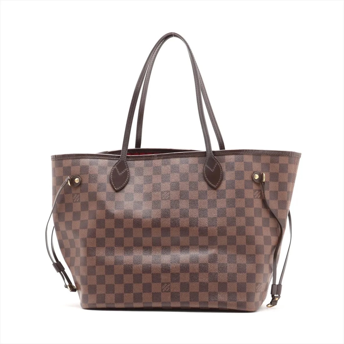 LOUIS VUITTON DAMIER NEVERFULL MM BROWN: Louis Vuitton Damier Neverfull MM Brown Brand: Louis Vuitton Type: Tote bag Material: None Color: Brown Size: Height:11.4inch Length:13.0inch Depth:6.1inch Handle height:8.5inch Accessories: