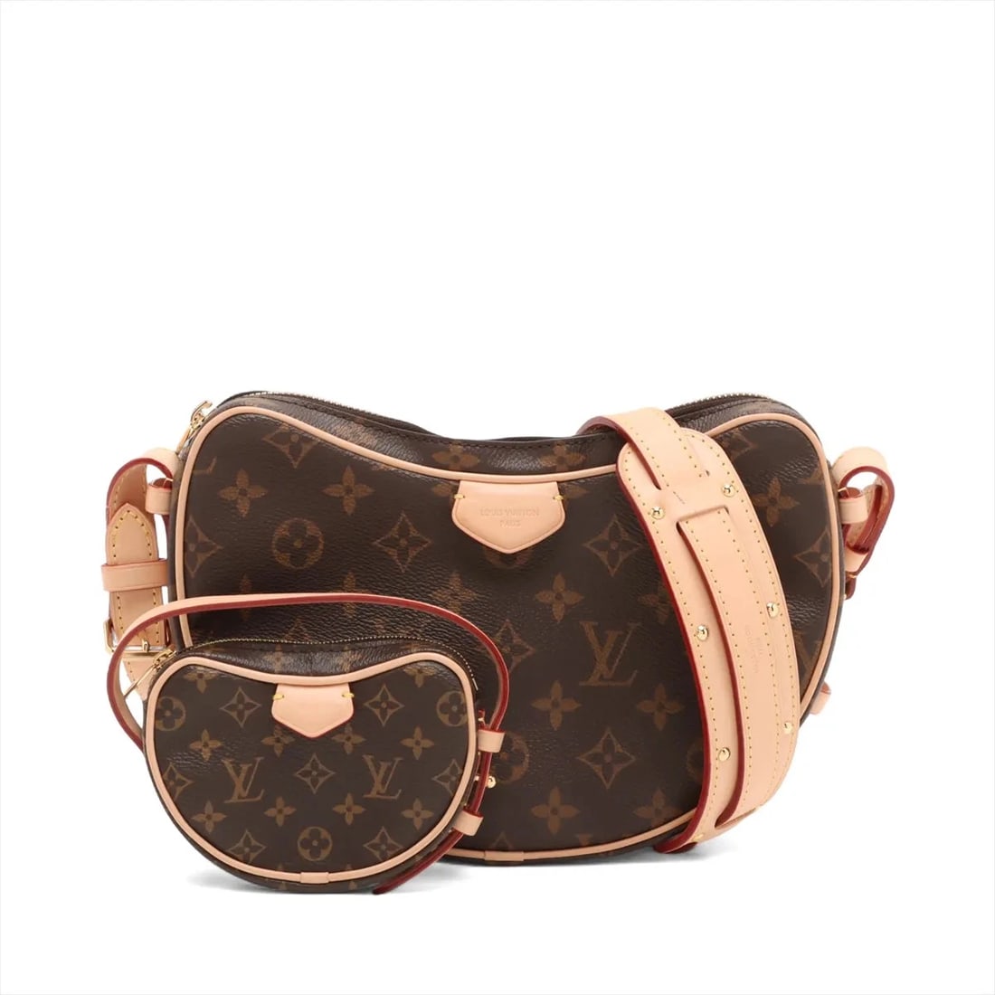 LOUIS VUITTON MONOGRAM CROISSANTS BROWN (1 of 7)