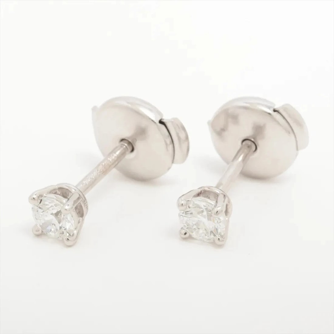 TIFFANY STUD DIAMOND PT950 - 2