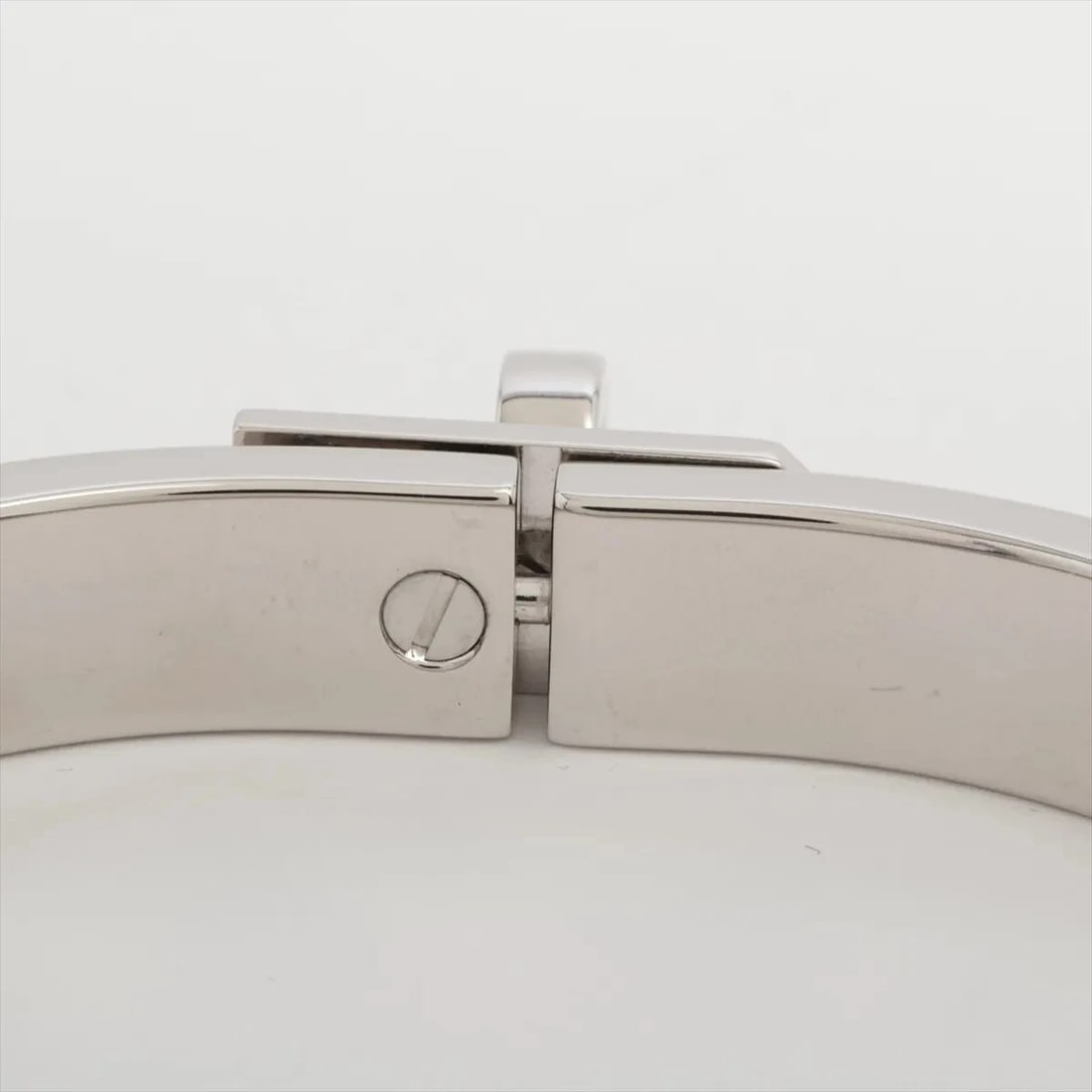 HERMÈS BANGLE GP×ENAMEL SILVER×PINK - 4