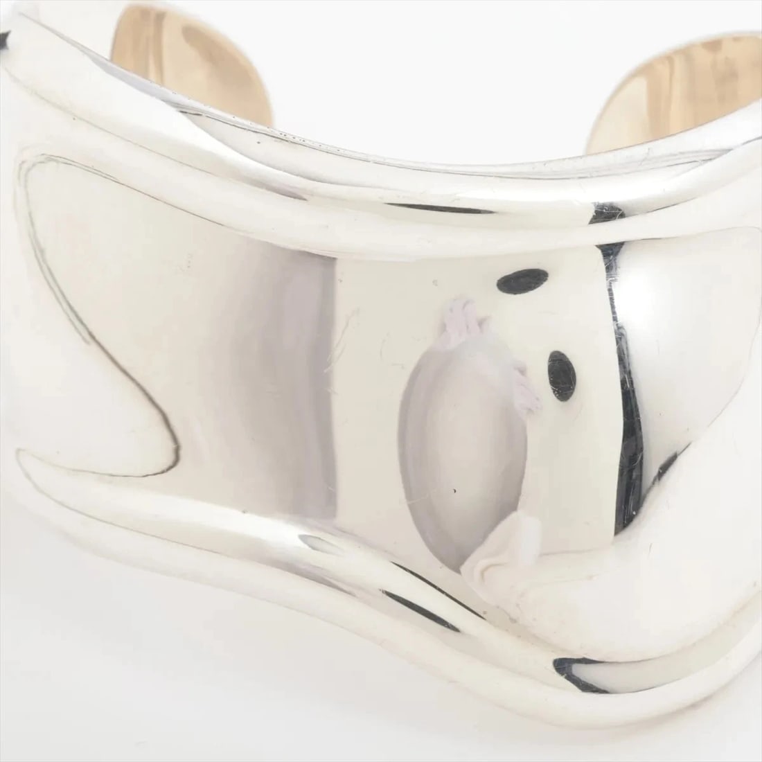 TIFFANY BONE CUFF BANGLE 925 SILVER - 3