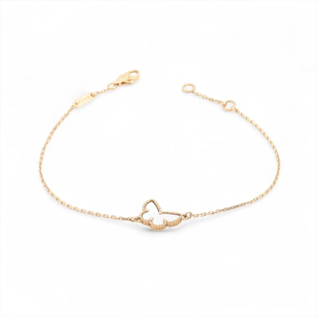 VAN CLEEF & ARPELS SWEET ALHAMBRA BRACELET 750(YG): Van Cleef & Arpels Sweet Alhambra Bracelet 750(YG) Brand: Van Cleef & Arpels Type: Bracelet Material: 750(YG) Color: none Size: Bracelet length:17.8 Accessories: None Accessories Notice: W