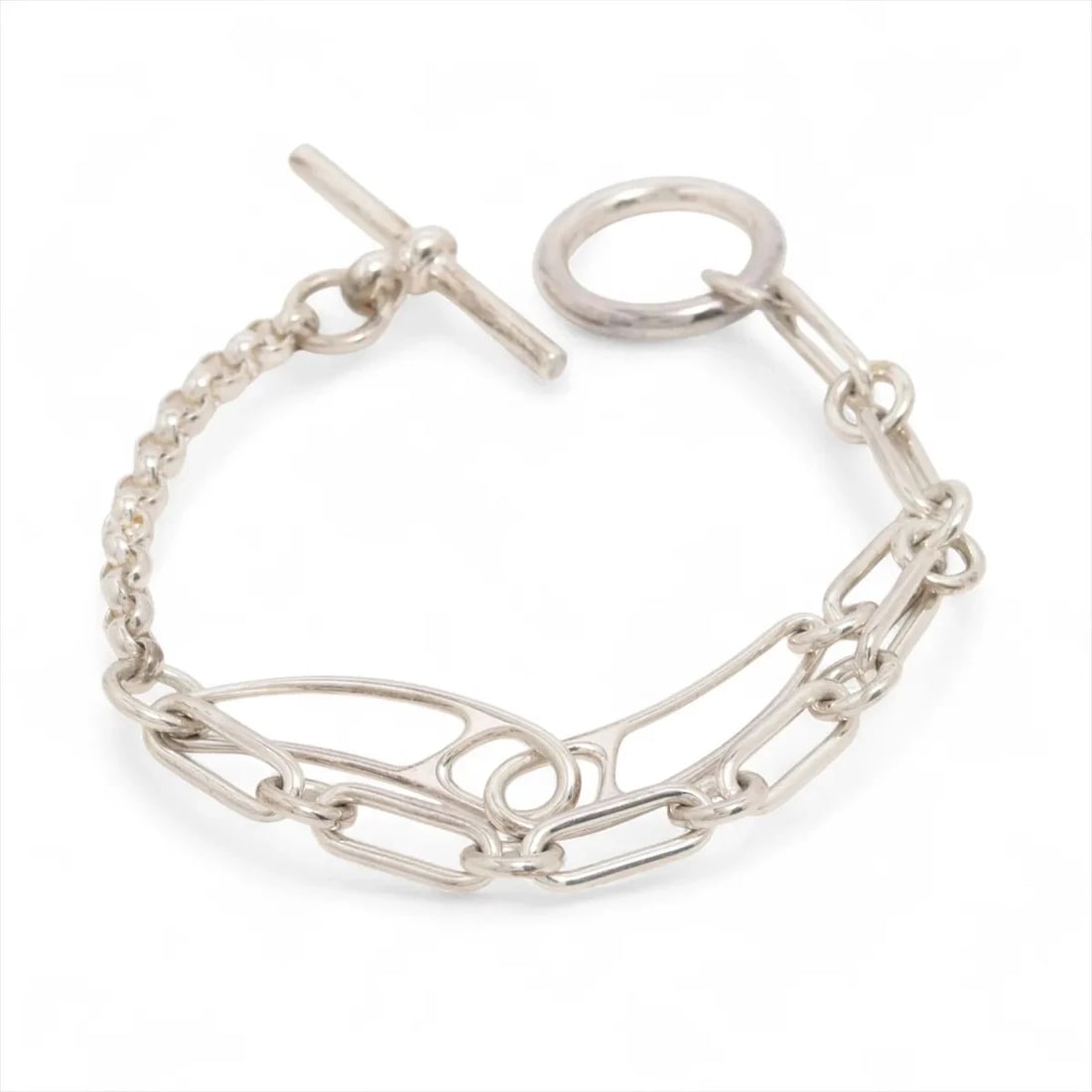 HERMÈS CHAÎNE D'ANCRE PUNKS BRACELET 925 SILVER (1 of 4)