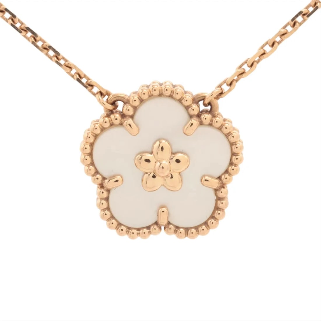 VAN CLEEF & ARPELS NECKLACE 750(PG): Van Cleef & Arpels Necklace 750(PG) Brand: Van Cleef & Arpels Type: Necklace Material: 750(PG) Color: none Size: Chain length:42 Accessories: None Accessories Notice: When purchasing