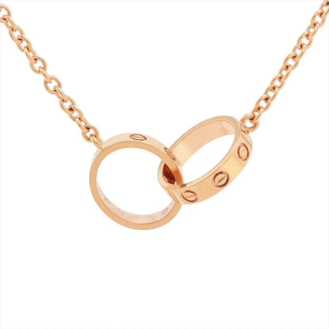 CARTIER BABY LOVE NECKLACE 750(PG): Cartier Baby Love Necklace 750(PG) Brand: Cartier Type: Necklace Material: 750(PG) Color: none Size: Chain length:44.1 Accessories: None Accessories Notice: When purchasing pre-owned goods,