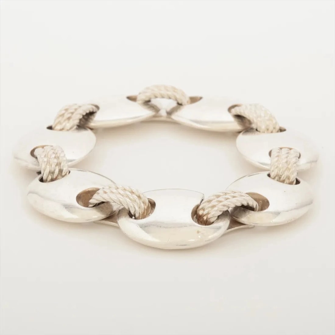 HERMÈS CHEROY BRACELET 7 FRAMES 925 SILVER - 2