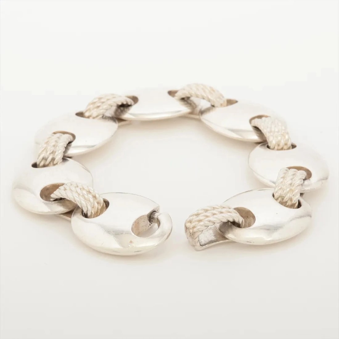 HERMÈS CHEROY BRACELET 7 FRAMES 925 SILVER - 5