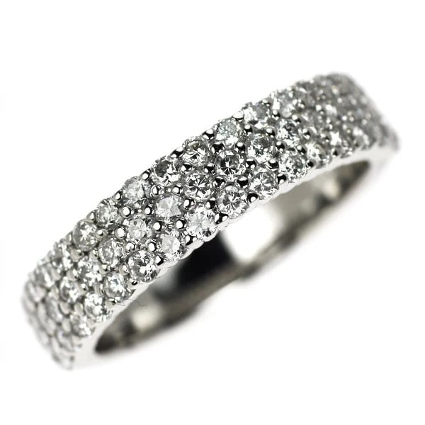 PT900 DIAMOND RING: Pt900 diamond ring Brand: None Type: ring Material: Metal Pt900 Main Stone/Creation Natural Color: None Size: 5.5 - 5.75 US Accessories: None Accessories Notice: When purchasing pre-owned